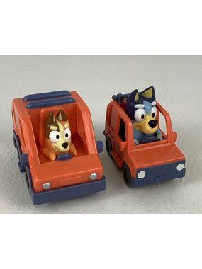 Bluey Bingo Character Cars 3"Mini Racer Heeler Family 4WD Road Trip Racers Toy